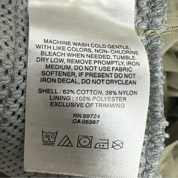 COLUMBIA Men's 32 Large Tan Convertible Lightweight Nylon Hiking Pants - Picture 6 of 7